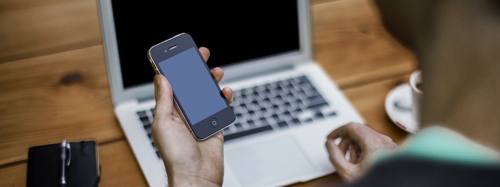 mobile-friendly website on cell phone