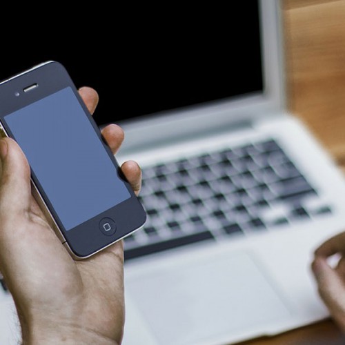 mobile-friendly website on cell phone