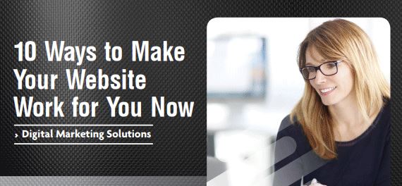 10 ways to make your website work for you infographic