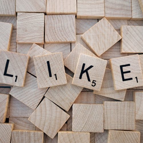 Social Media Giveaway Scrabble Pieces