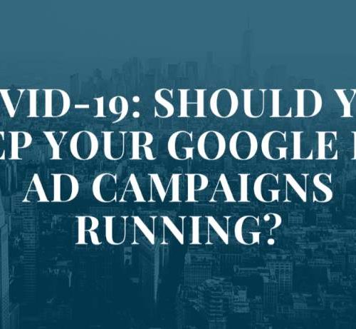 covid-19 marketing ppc campaigns