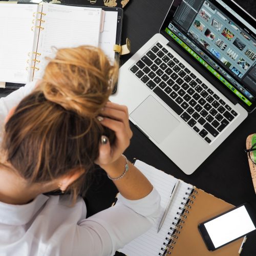 Woman wondering about digital marketing