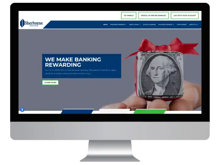 Sherburne State bank client mock